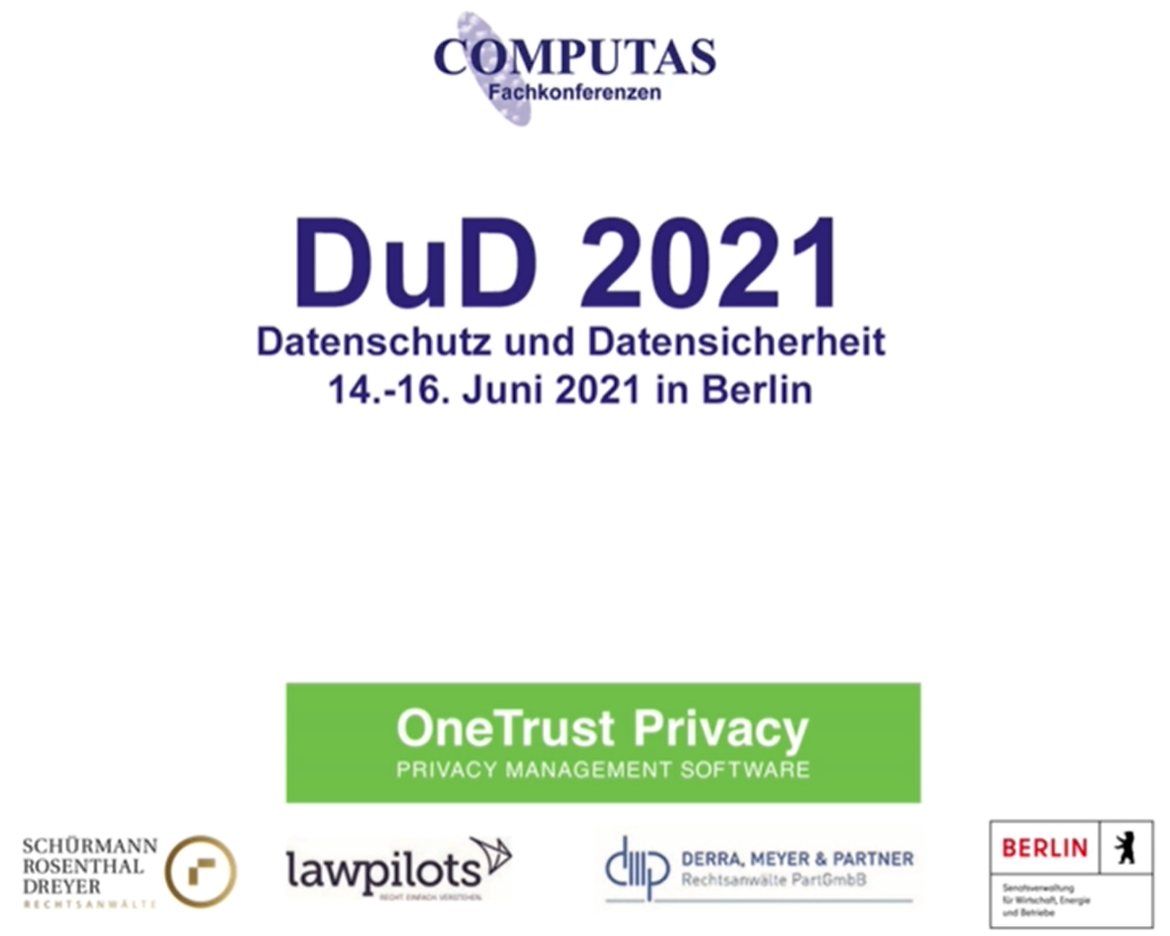 DuD 2021 in Berlin