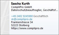 Sascha Kurth - Visitenkarte (vcf)